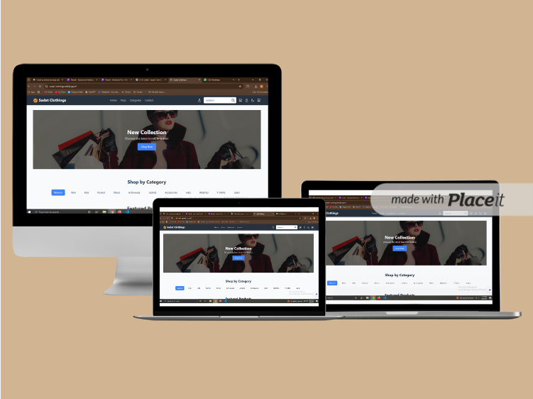 Screenshot of Modern E-Commerce Platform